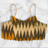 pure cotton lining cotton ikkat blouse