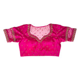 flower motif zardozi work blouse