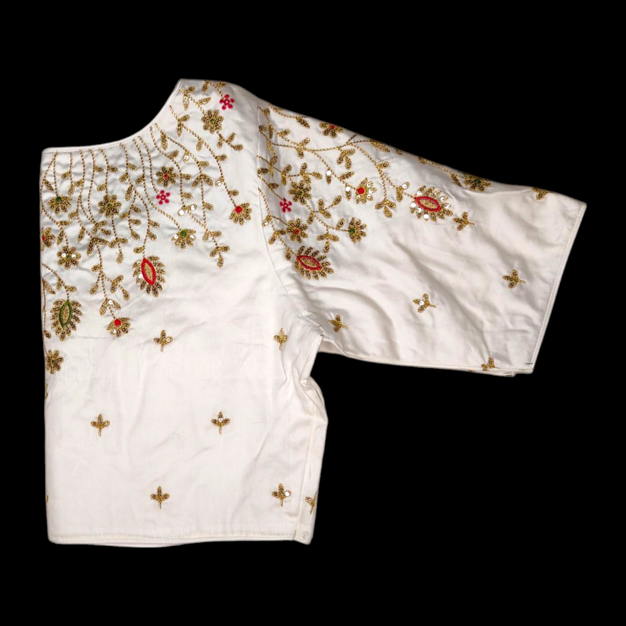 blouse back and hand design