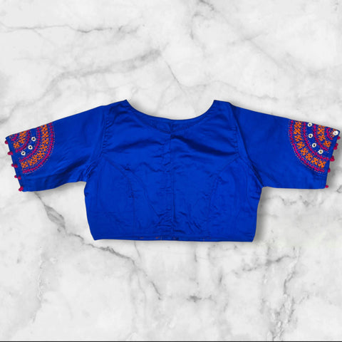 boat neck blouse in front