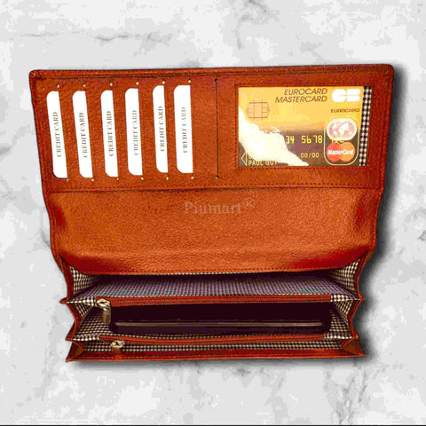 Ladies Clutch Brown Colour