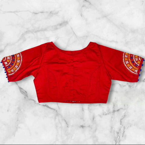 boat neck blouse with front hook