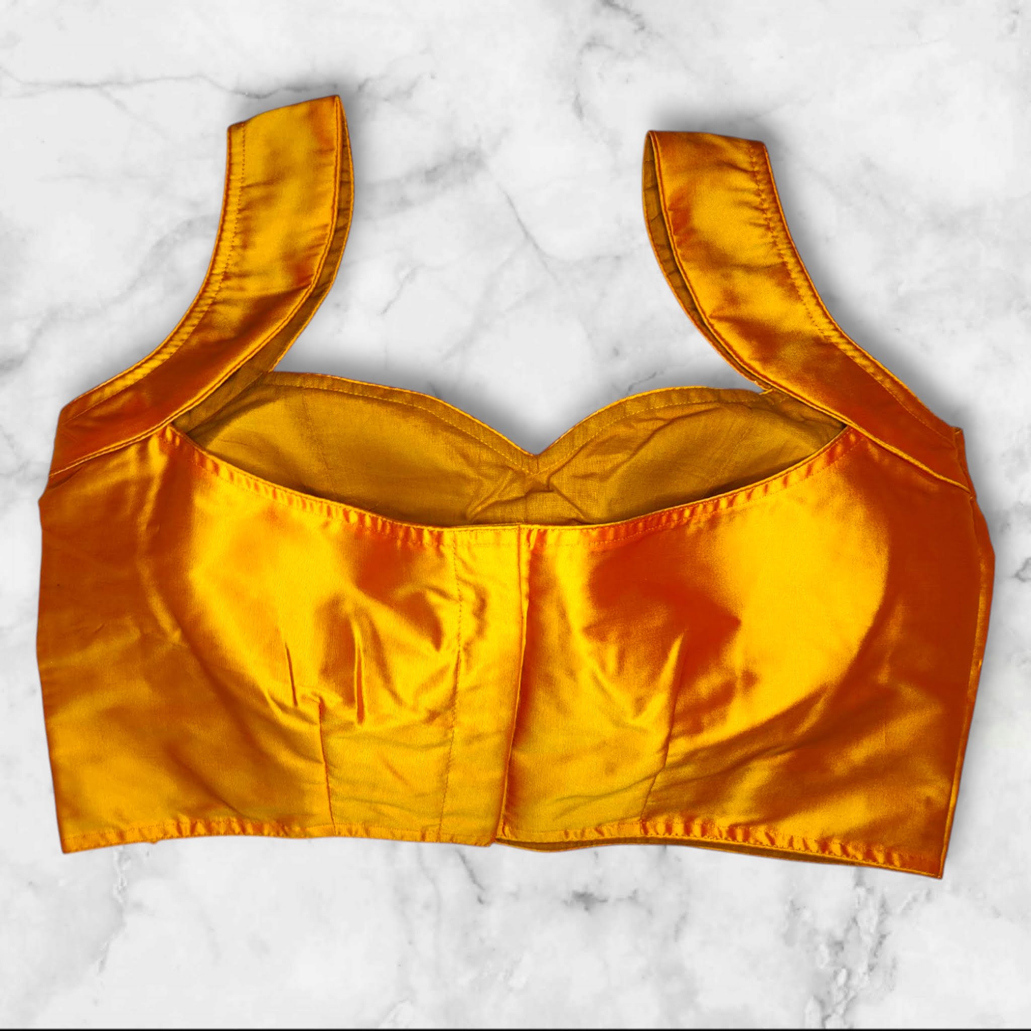 padded sleeveless blouse design back side