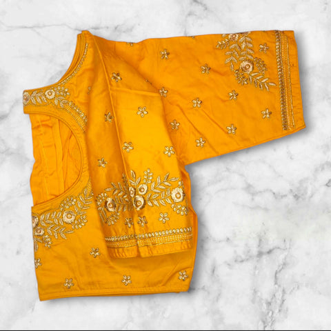 embroidery blouse hand design 